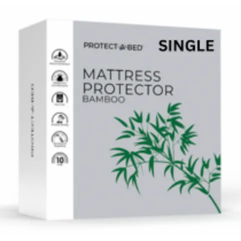 2 IN 1 Mattress Protector Bamboo - SINGLE 
