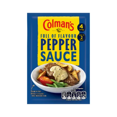 Colmans Pour Over Sauce Pepper 40g