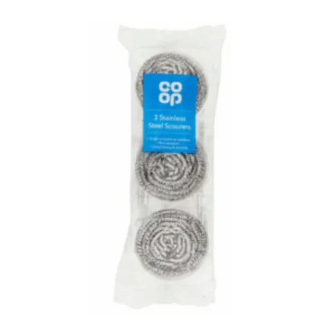Co-op 3 Stainless Steel Scourers
