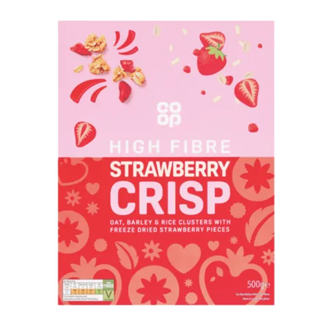 Co-op Strawberry Crisp 500G