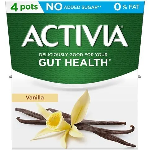 **DATED 09.12**Activia 0% Vanilla 4x120g