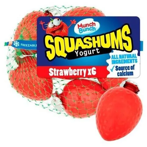 **DATED 15.12**Munch Bunch Squashums Strawberry 6x60g
