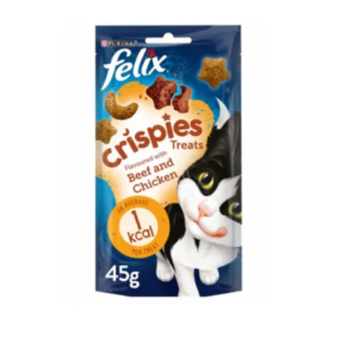 Felix Crispies Beef and Chicken 45g