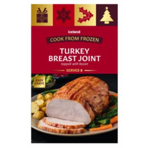 Iceland Turkey Breast Joint Topped with Bacon 1.6kg