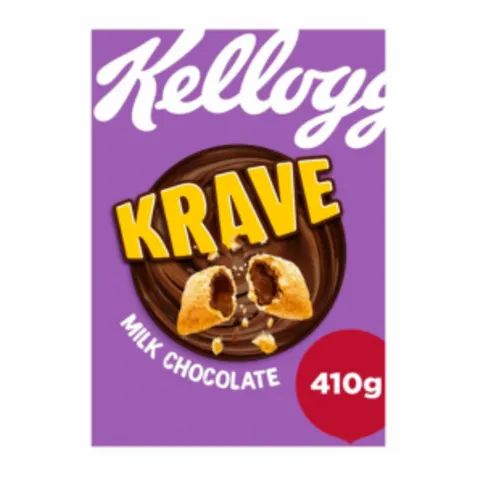 Kellogg's Krave Milk Chocolate Cereal 410G