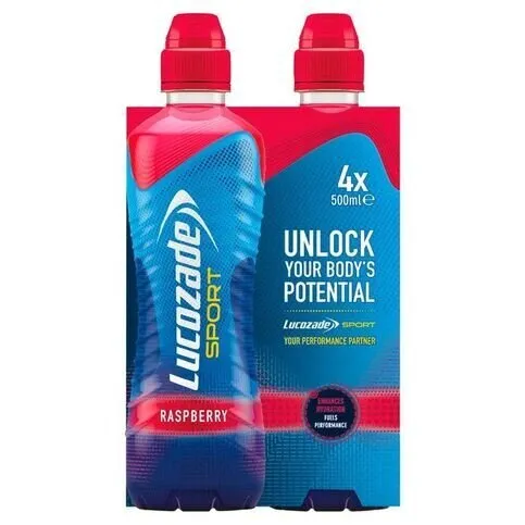 Lucozade Sport Raspberry 4Pack