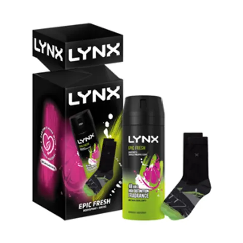 Lynx Epic Fresh Body Spray & Socks Gift Set