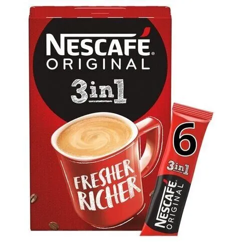 Nescafe Original 3 in 1 6 Sachets
