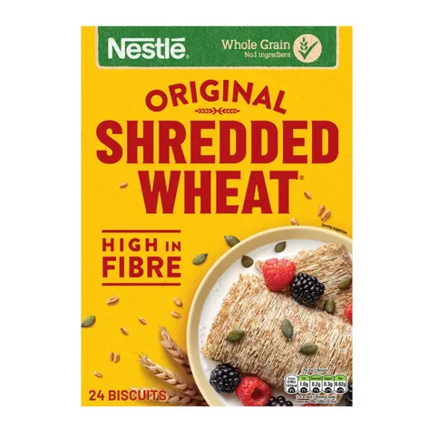 Nestle Shredded Wheat Original Cereal 24 Biscuits