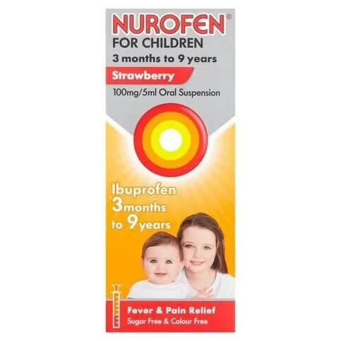 Nurofen Childrens Strawberry Syrup 100ml