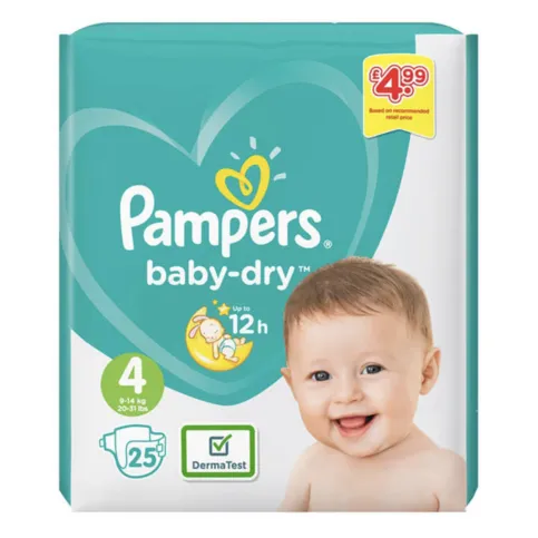 Pampers Baby Dry Nappies Carry Pack S4 (23)