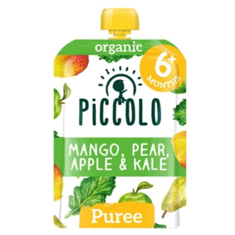 Piccolo Organic Pear Mango & Kale Baby Food 100G