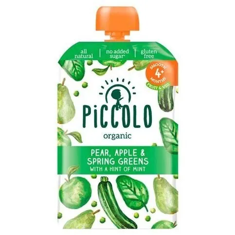 Piccolo Pear, Apple & Spring Greens