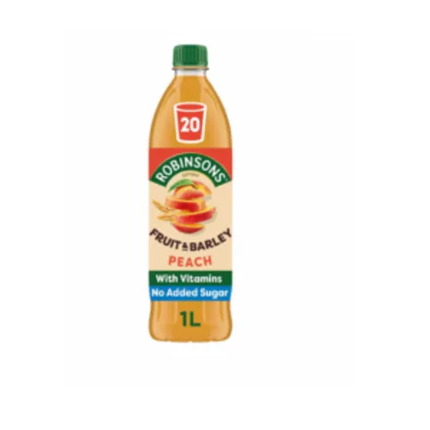 Robinsons Fruit & Barley with Vitamins Peach Squash 1L