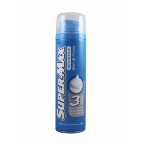 Super-Max Sensitive Shaving Foam 250ml
