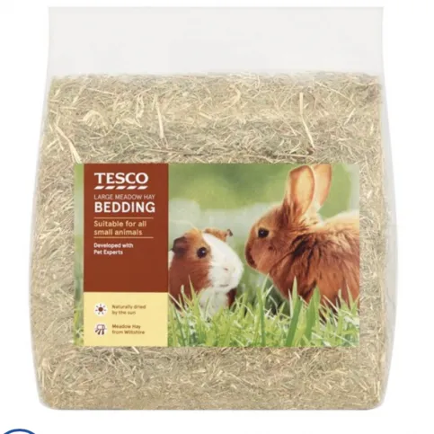 Tesco Large Meadow Hay Bedding 1.5Kg