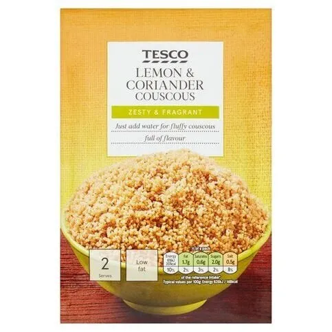 Tesco Lemon & Coriander Couscous 110g