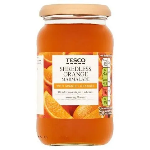 Tesco Shredless Orange Marmalade 454g