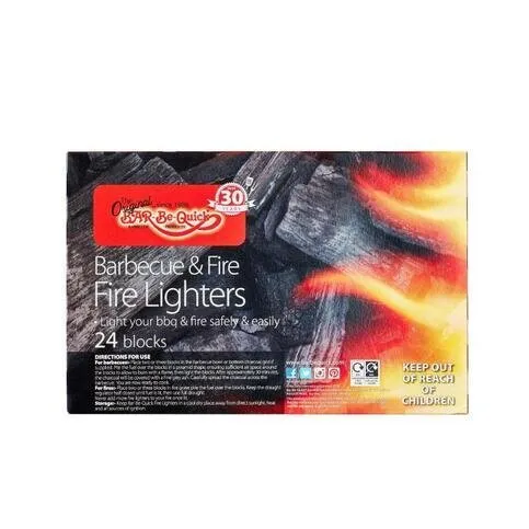 The Original BAR-Be-Quick 24 Barbecue and Fire Lighters