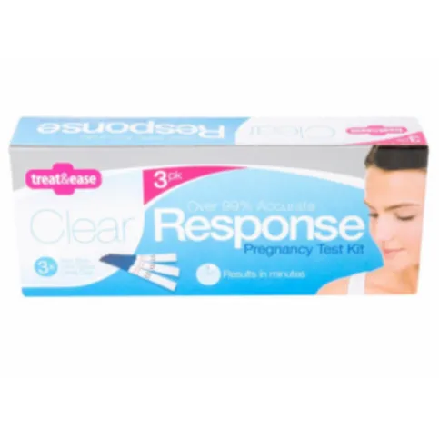 Treat & Ease Clear Response Pregnancy Testing Kit 3 Pack